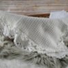Snowy white mesh baby blanket set - Image 9