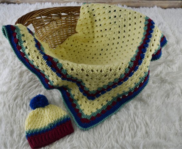 Royal soft baby blanket set